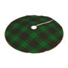 DKJlitter Christmas Tree Skirt, Scottish Clan Fife District Tartan Plaid Xmas Tree Skirts Mat Farmhouse Rustic Xmas Holiday Indoor Party Outdoor Decoration 30 inches view 3