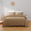 100% Microfiber Duvet Cover Set, Ultra-Soft Home Comforter Cover Set, Lightweight Hotel Quality Duvet Covers 2 Piece, 1 Duvet Cover and 1 Pillow Cases (Twin 90 * 68 inch, Taupe) view 1