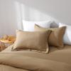 100% Microfiber Duvet Cover Set, Ultra-Soft Home Comforter Cover Set, Lightweight Hotel Quality Duvet Covers 2 Piece, 1 Duvet Cover and 1 Pillow Cases (Twin 90 * 68 inch, Taupe) view 3