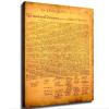 1776 United States Declaration of Independence Canvas Poster Modern Aesthetic Picture Wall Art Home Office Decoration Painting Holiday Gift (Unframed,1620inch) view 1