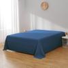 15 Inch Deep Pocket Bed Sheet Set 3 Piece - Basics Lightweight Extra Soft Fitted Sheet Flat Sheet Set - 100% Microfiber Bed Sheet Set with Pillowcases (Twin, Navy Blue) view 2