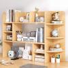 Dorm Desk Bookshelf, Desktop Bookshelf, Over The Desk Shelving Unit, Countertop Storage Hutch, Suitable for Family Dormitories view 1