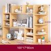 Dorm Desk Bookshelf, Desktop Bookshelf, Over The Desk Shelving Unit, Countertop Storage Hutch, Suitable for Family Dormitories view 2