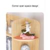 Dorm Desk Bookshelf, Desktop Bookshelf, Over The Desk Shelving Unit, Countertop Storage Hutch, Suitable for Family Dormitories view 4
