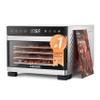 COSORI Food Dehydrator for Jerky, 176F Temperature Control, 5 Stainless Steel Trays Dryer Machine, 4 Presets, 48H Timer, for Dog Treats, Meat, Fruit, Veggies, Snacks,Bright-Silver view 1