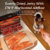 COSORI Food Dehydrator for Jerky, 176F Temperature Control, 5 Stainless Steel Trays Dryer Machine, 4 Presets, 48H Timer, for Dog Treats, Meat, Fruit, Veggies, Snacks,Bright-Silver view 3