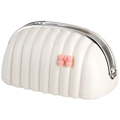Alipis Decorative Shell Shape Tissue Holder Tissue Organizer Box for Home Compact Design for Easy Use Countertops Dresser Nightstand and More