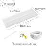 Air Conditioner Drip Pan, Condensate Water Collector, Air Conditioner Drain Hose, Air Conditioner Indoor/Outdoor Unit Water Collecting And Drainage Pan Universal AC Drain Kit Plastic Water Catcher ( S view 2