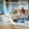 Kesnos 80 Pints Energy Star Dehumidifier for Home, Basement with Drain Hose, Front LED Display and 1.06 Gal Water Tank, Ideal for Large Room up to 5,500 Sq. Ft., Featuring Auto Defrost, Timer Function view 2