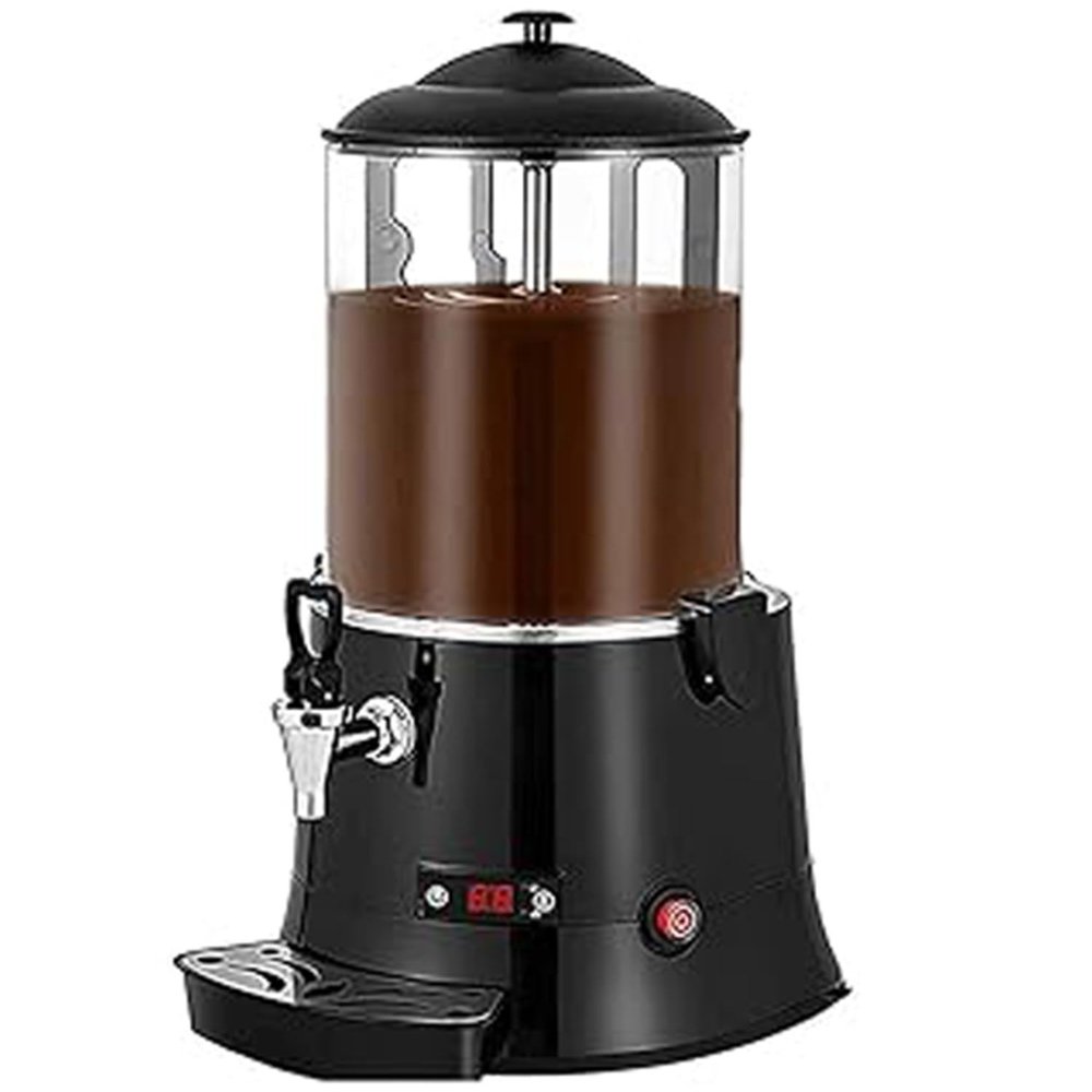 Commercial Hot Chocolate Maker Machine Chocolate Dispenser Warmer for Heating Chocolate Coffee Milktea,Chocolate Heating and Mixing Machine Temperature Adjustable,220V-10L