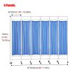 3 4 5 6 Panel Medical Mobile Privacy Screens, Folding Iron Frame Professional Hospital Grade Screen Partitions, Ward/Beauty Salon/Health Museum Standing Door Partition ( Size : 6 Panels-W300cm(9.8ft/1 view 2
