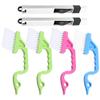 Kichvoe 6pcs Multifunctional Crevice Cleaning Brushes for Kitchen and Bathroom Ergonomic Design Sturdy and Materials for Windows Bathtubs and Hard Reach Gaps view 1