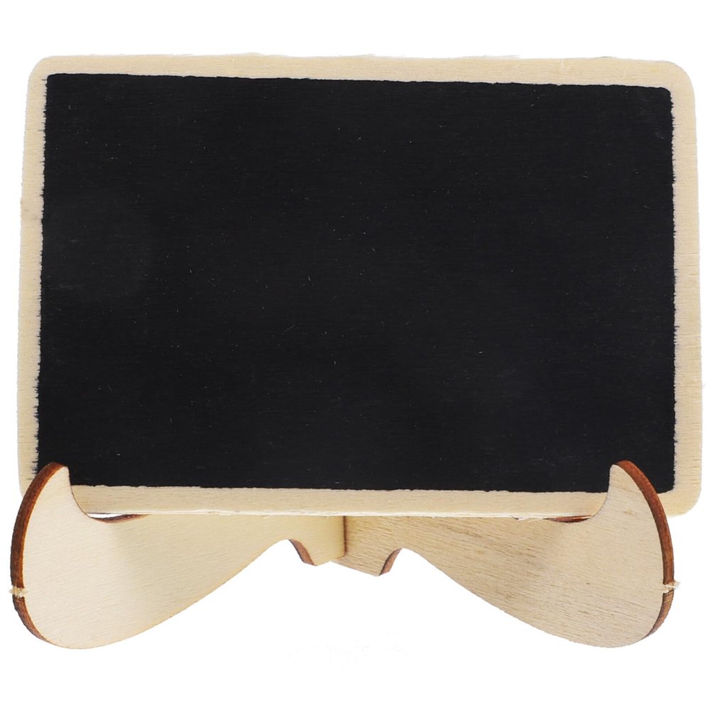 Mini Chalkboard Sign Desktop Memo Blackboard for Home Office Decor