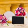 Mini Chalkboard Sign Desktop Memo Blackboard for Home Office Decor view 2