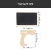 Mini Chalkboard Sign Desktop Memo Blackboard for Home Office Decor view 3
