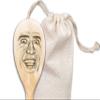 Nicolas Cage Face On Wooden Spoons Nic Cage On Things Nicolas Cage Gifts For Birthday Housewarming Gift Funny Meme Gift Chef Cook Fan Gift view 1