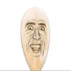 Nicolas Cage Face On Wooden Spoons Nic Cage On Things Nicolas Cage Gifts For Birthday Housewarming Gift Funny Meme Gift Chef Cook Fan Gift view 2