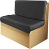 EFELIM PU RV Dinette Cushion Covers, Waterproof RV Cushion Couch Cover RV Booth Seat Covers Anti-Slip RV Camper Car Bench Cover (2set(2 seat Cover+2 backrest Cover),Dark Gray) view 1