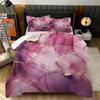 3D Abstract Art Marble Pattern Comforter Set Hunter Green Gold Glitter Marbling Print Full Size Duvet Bedding Set for Kids Adult Modern Soft Boys Girls Teens Bedroom Quilt Set with 2Pillowcases view 3