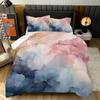 3D Abstract Art Marble Pattern Comforter Set Hunter Green Gold Glitter Marbling Print Full Size Duvet Bedding Set for Kids Adult Modern Soft Boys Girls Teens Bedroom Quilt Set with 2Pillowcases view 4