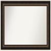 Amanti Art Bronze Bathroom Mirror for Over Sink, 30x42 Villa Oil Rubbed Bronze Rectangle Vanity Mirror, Large Casual Wood Frame, Hangs Horizonally and Vertically, Bathroom Wall Decor, Non-Beveled Edge view 1