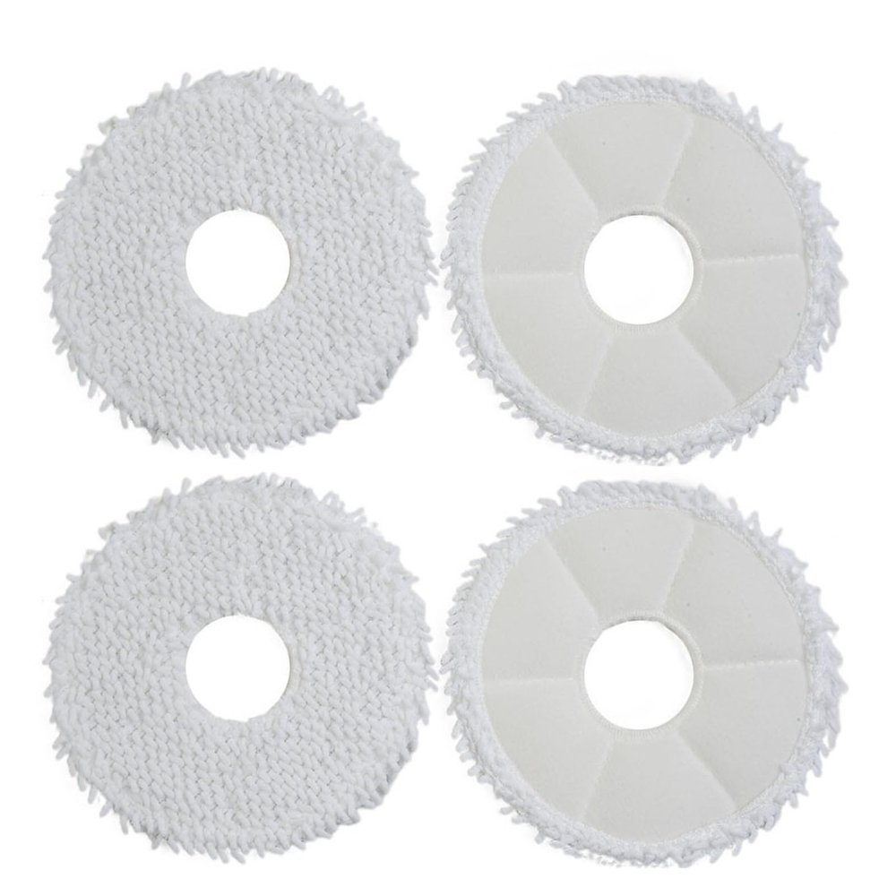 ZeAda 4 Pack Microfiber Rags,Compatible for Xiaomi Mijia Omni 1s X10 +,Compatible for Xiaomi S10 + Mi Replacement Mopping Pad Vacuum Cleaner Accessories