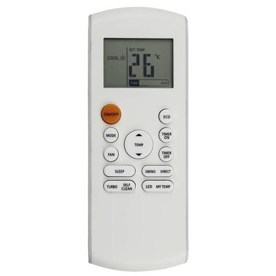 RG57A7/BGEF Remote Control Replacement for Midea Air Conditioner RG57A6/BGEFU1 CR166-RG57A6EU-6 RG57D/BGE RG57B/BGE RG57B2/BGE RG57/BGE RG57A/BGE