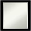 Amanti Art Black Bathroom Mirror for Over Sink, 27x21 Brushed Black Rectangle Vanity Mirror, Medium Modern Frame, Hangs Horizonally and Vertically, Bathroom Wall Decor, Beveled Edge view 1