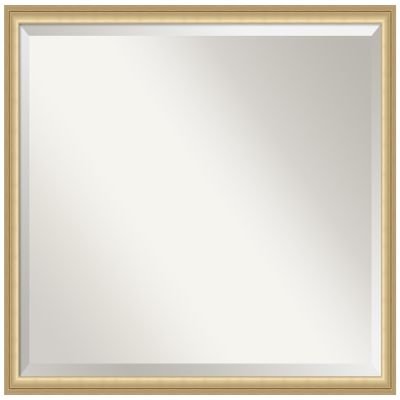 Amanti Art Gold Bathroom Mirror for Over Sink, 24x30 Florence Gold Rectangle Vanity Mirror, Large Casual Frame, Hangs Horizonally and Vertically, Bathroom Wall Decor, Beveled Edge