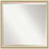 Amanti Art Gold Bathroom Mirror for Over Sink, 24x30 Florence Gold Rectangle Vanity Mirror, Large Casual Frame, Hangs Horizonally and Vertically, Bathroom Wall Decor, Beveled Edge view 1
