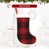 Yssammns Christmas Stockings, Old Scotsman Clan Cunningham Tartan Plaid Christmas Fireplace Hanging Stockings Classic Stockings for Family Holiday Xmas Party Decorations view 4