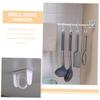 WOONEKY Curtain Rod Holder Window Pole Bracket Nail- Rotatable Sturdy for Bedroom Living Room Office view 4