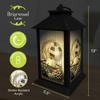 Black and White Pumpkins Lantern view 3