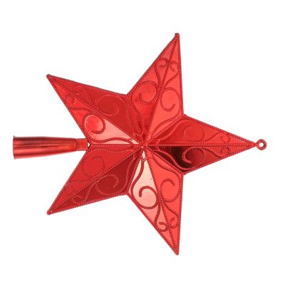 ABOOFAN 1pc Christmas Tree Topper Star Pentagram Christmas Decoration Lightweight Star Ornament for Holiday Tree for Family Fun and Festive Atmosphere
