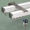 YJLTKL Curtain Pole, for Curtain Rail with Track Curtain System Bed Curtains, Shower Room Divider, Bay Windows, RV, Aluminum Alloy (Color : Wall-A2, Size : 1.4m/4.59FT) view 1
