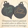 Halloween Fish Skeleton Wooden Ornaments by G. DeBrekht | Thanksgiving Halloween Decor - 8199528 SINGLE piece view 2