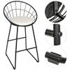 HASMI Bar Stools 2Pcs/Set Modern Nordic Iron Art Bar Chair Coffee Shop Milk Tea Shop Simple Bar Stool Household High Stool Bar Chair Bar Chairs view 3
