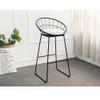 HASMI Bar Stools 2Pcs/Set Modern Nordic Iron Art Bar Chair Coffee Shop Milk Tea Shop Simple Bar Stool Household High Stool Bar Chair Bar Chairs view 4