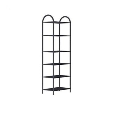 GRFIT Entryway Shoe Rack Metal Shoe Rack Multi-Functional Shoe Tower Shelf Shoe Storage Organiser for Living Room Entryway Hallway and Cloakroom Black Shoe Organizer (Size : 1)