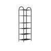 GRFIT Entryway Shoe Rack Metal Shoe Rack Multi-Functional Shoe Tower Shelf Shoe Storage Organiser for Living Room Entryway Hallway and Cloakroom Black Shoe Organizer (Size : 1) view 1