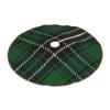 DKJlitter Christmas Tree Skirt, Scottish Clan MacLean Green Black Hunting Tartan Xmas Tree Skirts Mat Farmhouse Rustic Xmas Holiday Indoor Party Outdoor Decoration 30 inches view 3