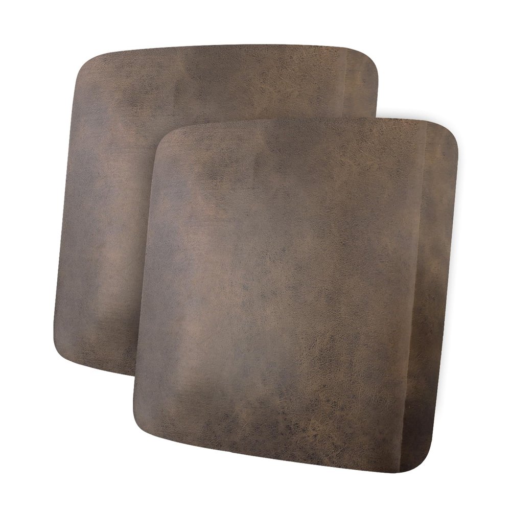 ANARACHON Leather Look Couch Cushion Covers Sofa Seat Slipcovers Sets Couches Furniture Protector for Sectional Armchair Loveseat Pets Kids Stretch Spandex Fabric (2 Cushion Loveseat, Light Brown)