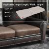 ANARACHON Leather Look Couch Cushion Covers Sofa Seat Slipcovers Sets Couches Furniture Protector for Sectional Armchair Loveseat Pets Kids Stretch Spandex Fabric (2 Cushion Loveseat, Light Brown) view 3
