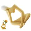 HOMSFOU Abstract Ceramic Vase Decoration Minimalist Desktop Flower Holder for Dried Flowers Decor Accent Soft for Weddings Housewarming and Gifting view 1