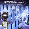 6 Pack 33FT 100LED Fairy String Lights Battery Operated with Remote and Timer,IP65 Waterproof Dimmable Copper Wire 8 Modes LED Twinkle Lighting Indoor Outdoor for Bedroom Christmas Decor-Cool White view 3