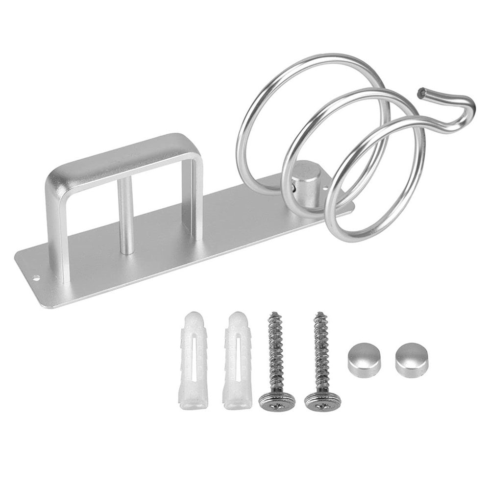 Hair Dryer Holder Wall Mount, Bathroom & Bedroom Hair Care Styling Tools Organizer for Flat Iron,Curling Wand,Hair Straightener