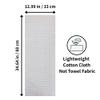 ZEN GIFT ENTERPRISE Tenugui Traditional Towel Made in Japan Fray Prevention 100% Cotton Eco Friendly Kitchen Towels Gift Wrapping Seigaiha Orizuru Pattern Set of 6 12.99"x34.64" view 2