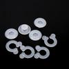 Glomora 4 Pcs Duvet Cover Fixing Clips, Duvet Clips to Hold Comforter Inside Duvet Button Fasteners Keeps Comforter from Shifting White for Quilt, Cushions view 2