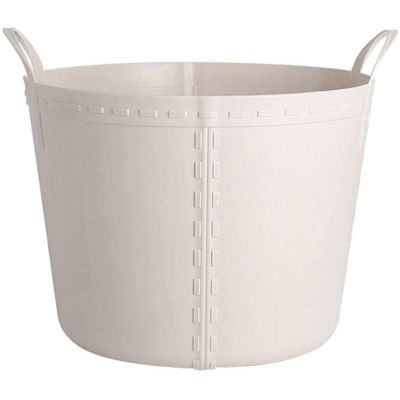 QIYUDS Large Storage Basket with Handles,Modern Decorative Basket for Living Room,Storage Baskets for Toys, Throws, Pillows,and Towels