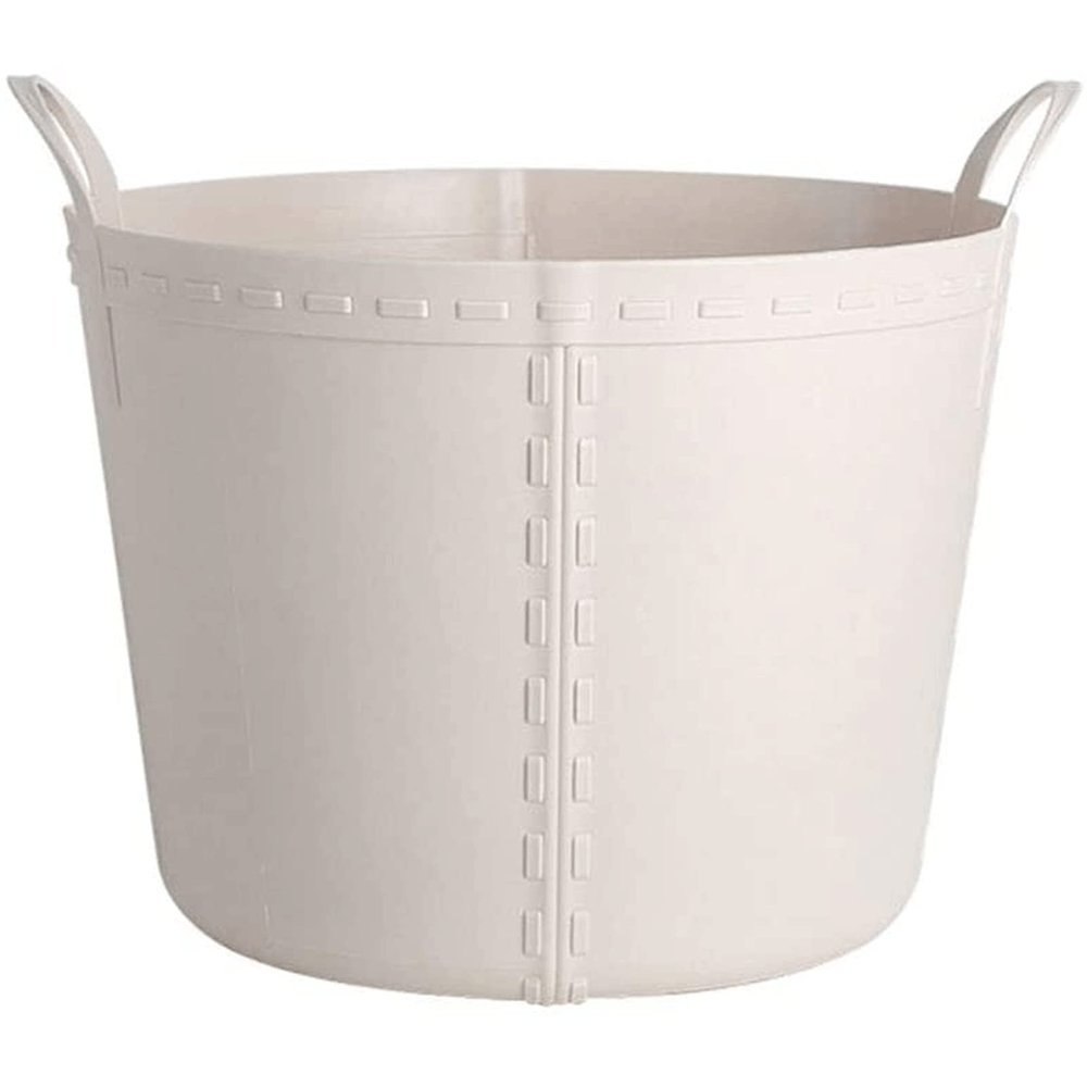 QIYUDS Large Storage Basket with Handles,Modern Decorative Basket for Living Room,Storage Baskets for Toys, Throws, Pillows,and Towels